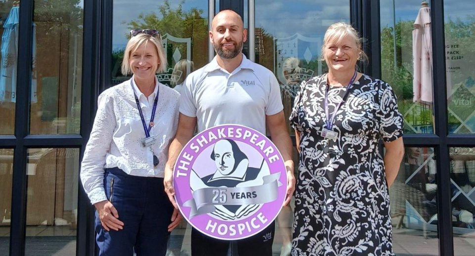 The Shakespeare Hospice - Alveston Manor’s Vital Health & Wellbeing Club joins the 25 Club