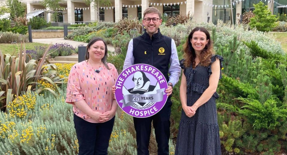 The Shakespeare Hospice - NFU Mutual becomes latest member of Hospice's